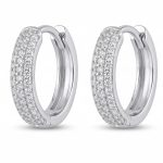 Huggie de plata 9.25