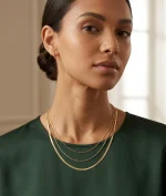 Collar de acero inoxidable 3 cadenas - Imagen 3