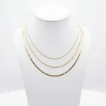 Collar de acero inoxidable 3 cadenas