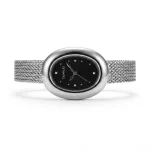 Reloj de acero inoxidable plateado