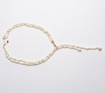 Collar de perlas de rio estilo corbatero - Imagen 4